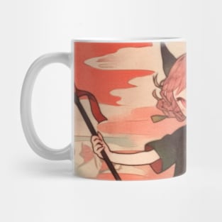 Paper Illustration of Devil Girl Mug